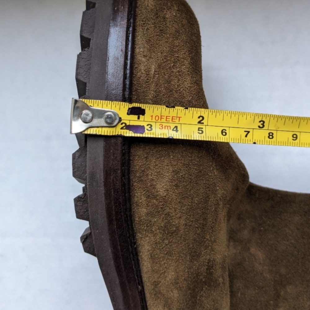 Marni Brown Suede Boots with Lug Sole - Picture 16 of 16